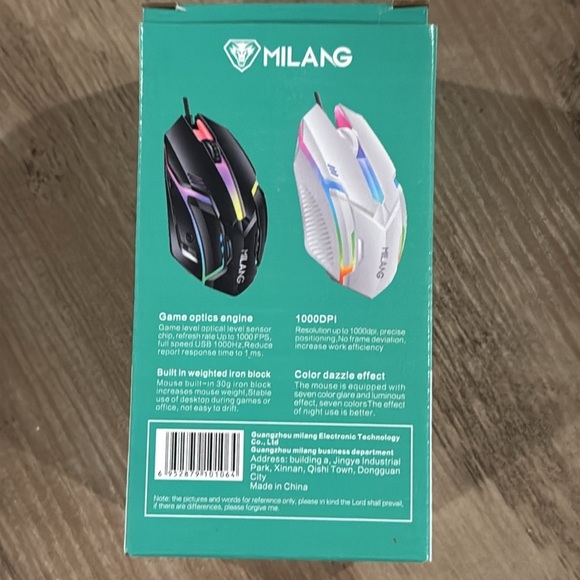 Limit Blade Gaming Mouse RGB Lighting Black - Picture 6 of 6